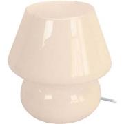 Lampes de bureau Tosel Lampe de chevet champignon verre créme
