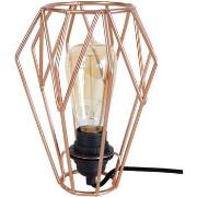 Lampes de bureau Tosel Lampe de chevet géométrique métal cuivre