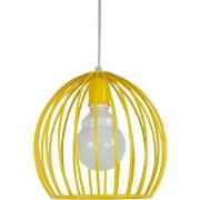 Lustres, suspensions et plafonniers Tosel Suspension globe métal jaune