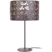 Lampes de bureau Tosel Lampe a poser droit métal marron