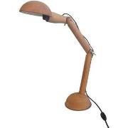 Lampes de bureau Tosel Lampe de bureau articulé bois naturel