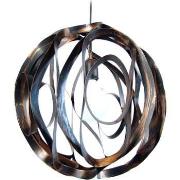 Lustres, suspensions et plafonniers Tosel Suspension globe métal noir