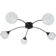 Lustres, suspensions et plafonniers Tosel Lustre multi bras métal noir