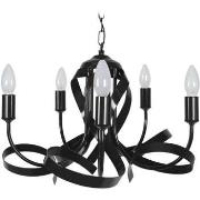 Lustres, suspensions et plafonniers Tosel Lustre multi bras métal noir