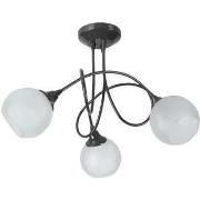 Lustres, suspensions et plafonniers Tosel Lustre multi bras métal noir