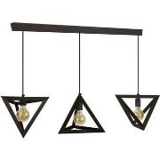 Lustres, suspensions et plafonniers Tosel Lustre bar bois noir