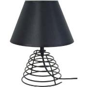 Lampes de bureau Tosel Lampe de chevet conique métal noir