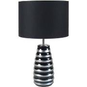 Lampes de bureau Tosel Lampe de chevet conique verre noir