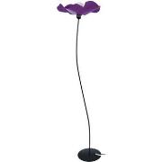 Lampadaires Tosel Lampadaire arbre métal noir et violet