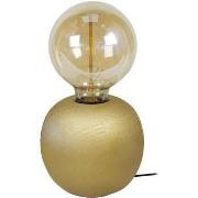 Lampes de bureau Tosel Lampe de chevet globe bois or