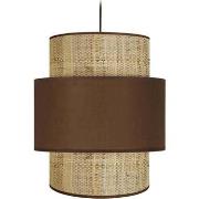 Lustres, suspensions et plafonniers Tosel Suspension cylindrique tissu...