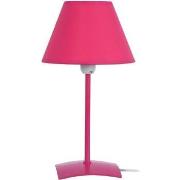 Lampes de bureau Tosel Lampe de chevet droit métal rose