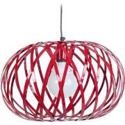 Lustres, suspensions et plafonniers Tosel Suspension globe métal rouge