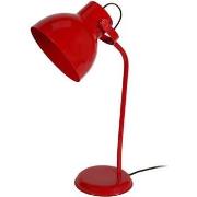 Lampes de bureau Tosel Lampe de bureau articulé métal rouge