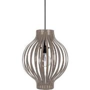 Lustres, suspensions et plafonniers Tosel Suspension globe métal taupe