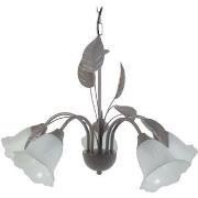 Lustres, suspensions et plafonniers Tosel Lustre multi bras métal taup...