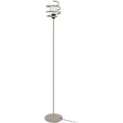 Lampadaires Tosel Lampadaire droit métal taupe