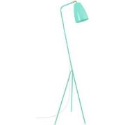 Lampadaires Tosel lampadaire liseuse articulé métal turquoise