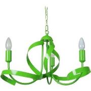 Lustres, suspensions et plafonniers Tosel Lustre multi bras métal vert