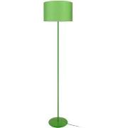 Lampadaires Tosel Lampadaire droit métal vert