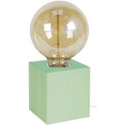 Lampes de bureau Tosel Lampe de chevet carré bois vert
