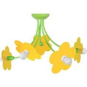 Lustres, suspensions et plafonniers Tosel Lustre multi bras métal vert...