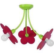 Lustres, suspensions et plafonniers Tosel Lustre multi bras métal vert...