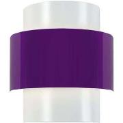 Appliques Tosel Applique demi cylindrique métal violet