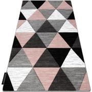 Tapis Rugsx Tapis ALTER Rino triangle rose 140x190 cm