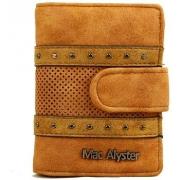 Porte-monnaie Mac Alyster Porte cartes 726 Aura Camel anti piratage