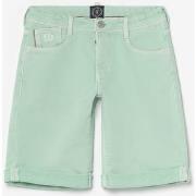 Short enfant Le Temps des Cerises Bermuda lo jogg vert d'eau