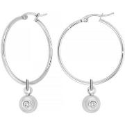 Boucles oreilles Sc Crystal BD2261-ARGENT-DIAMANT