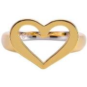 Bijoux Orusbijoux Bague Argent Doré Cœur Valentine