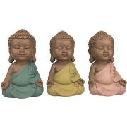 Statuettes et figurines Signes Grimalt Bouddha Mignon Set 3 Unités