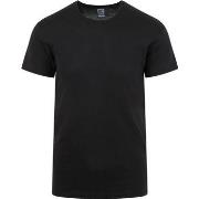 T-shirt Alan Red T-shirt Organic Col Rond Noir Lot de 2