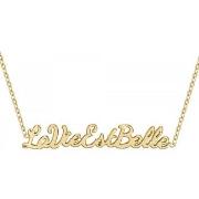 Collier Sc Crystal B2689-DORE-LAVIEESTBELLE