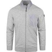 Sweat-shirt State Of Art Cardigan Gris