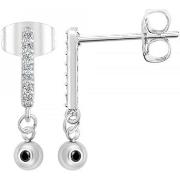 Boucles oreilles Sc Crystal BD2635-ARGENT-DIAMANT