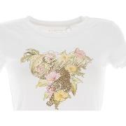 T-shirt Guess Ss hibiscus logo r4