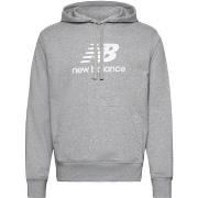 Sweat-shirt New Balance Sweat à Capuche Essentials Stacked Logo Fleece...