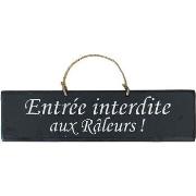 Tableaux, toiles Qualiart Plaque décorative bois - Entrée interdite au...