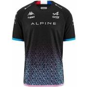 T-shirt Kappa Maillot Kombat Ocon BWT Alpine F1 Team 2023 Noir