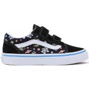 Chaussures de Skate enfant Vans Old skool v glow cosmic zoo