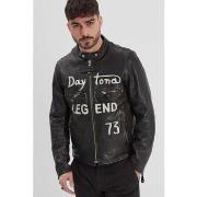 Veste Daytona HOUGHTON LAMB ERMIS BLACK