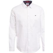 Chemise Tommy Jeans Chemise homme Ref 59568 YBR Blanc