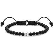 Bracelets Thomas Sabo Bracelet en argent et obsidiennes