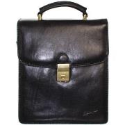 Pochette Gerard Henon Sacoche en cuir ref 39736 noir 27*24*10 cm