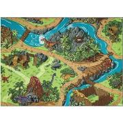 Tapis Rugsx TAPIS REBEL ROADS Dino World 29 Dinosaures, 95x133 cm