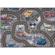 Tapis Rugsx TAPIS REBEL ROADS Racers 97 Rues, voitures 140x200 cm