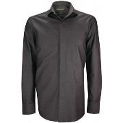 Chemise Emporio Balzani chemise mode gorge cachee a motifs andrea noir